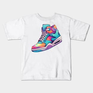 90s Retro Sneakers #1 Kids T-Shirt